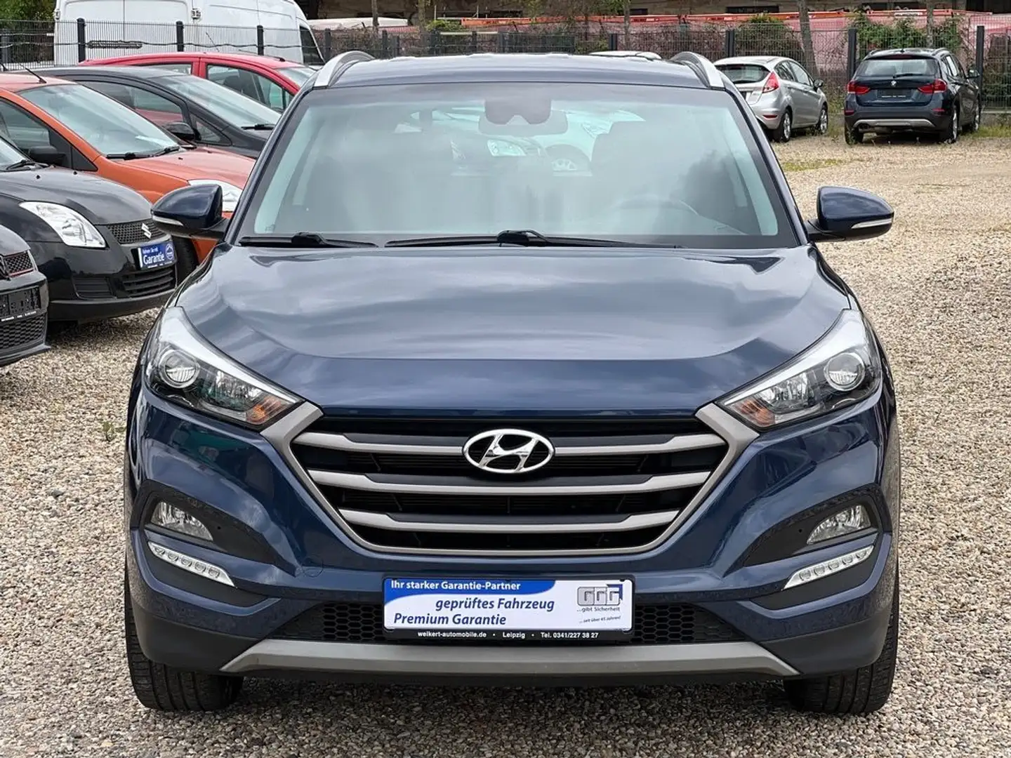 Hyundai TUCSON Navi/Kamera/Totwinkel/Temp/SHZ/Tel/AHK!!! Bleu - 2