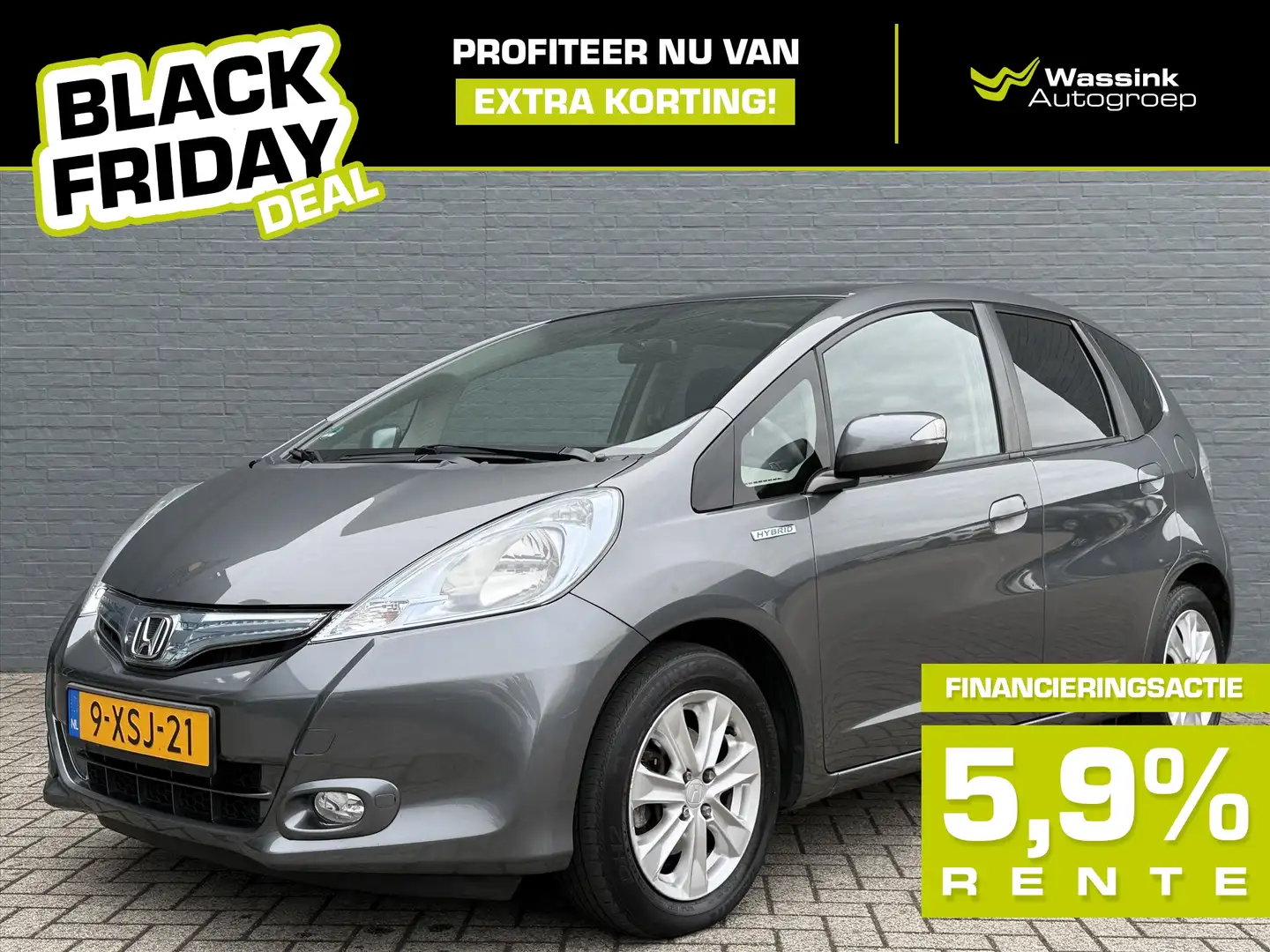 Honda Jazz Hybrid BLACK FRIDAY DEAL |1.4 i-VTEC 102pk CVT Ele Gris - 1