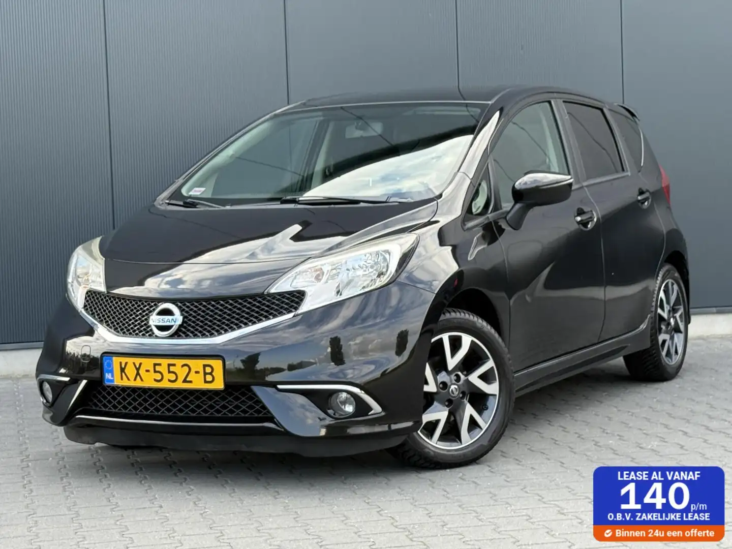 Nissan Note 1.2 DIG-S 98PK Sport Pack - Airco - Cruise - Elek Zwart - 1