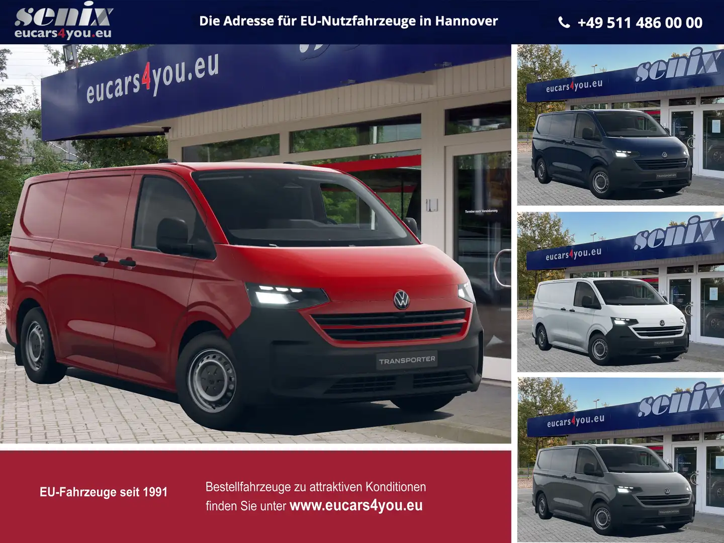 Volkswagen T7 Kastenwagen KR 2.0 TDi 6G FWD EU-PROMO AC mit Prämie Grijs - 2