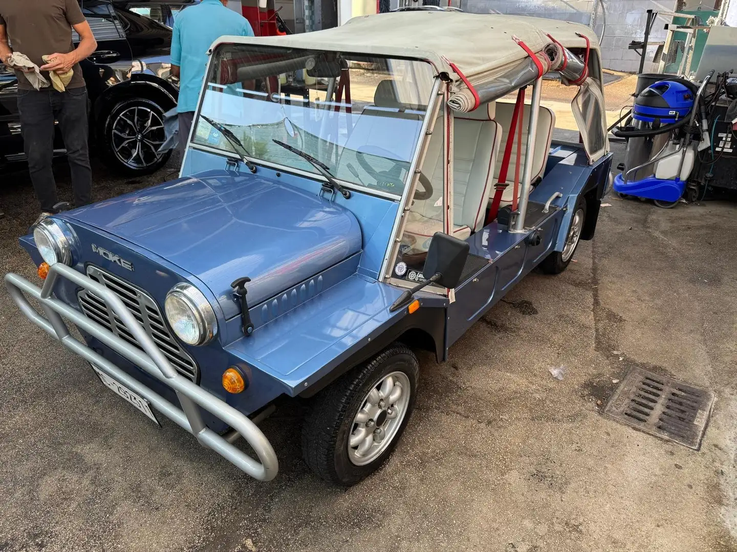 Austin Mini Moke Bleu - 2