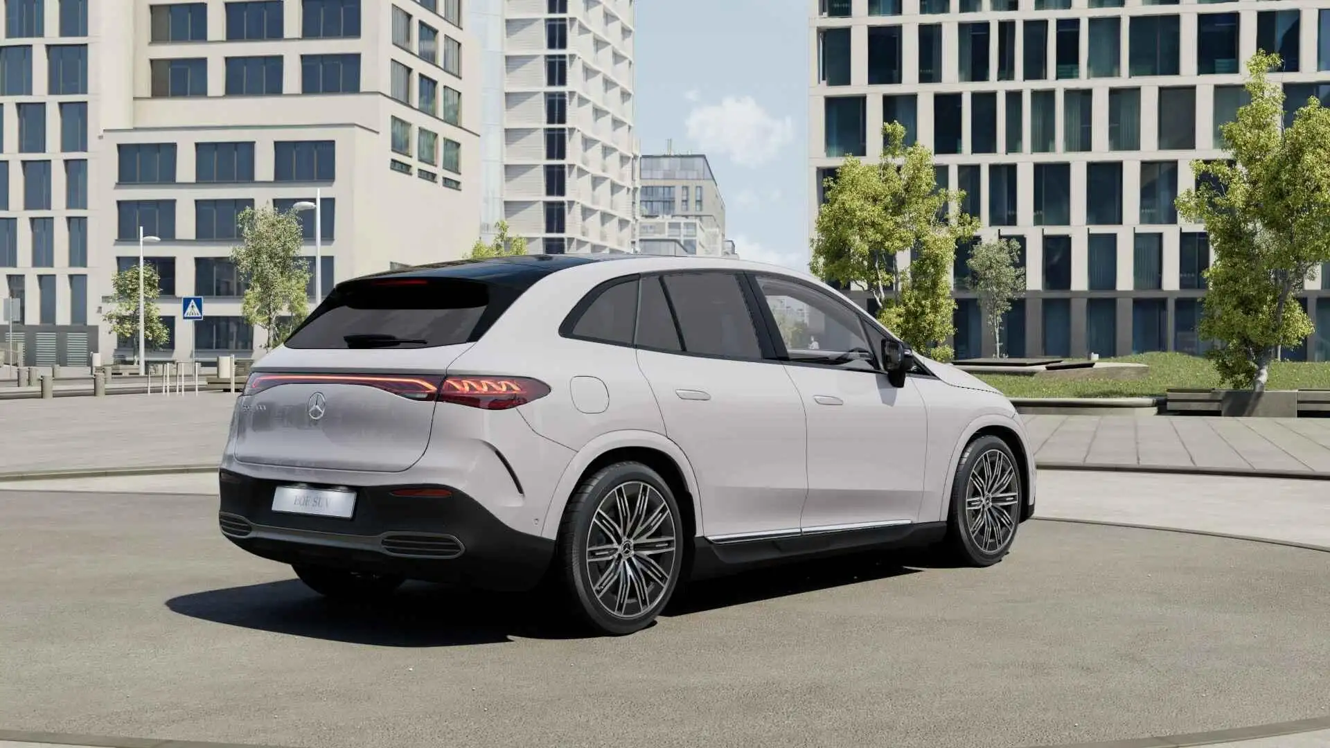 Mercedes-Benz EQE SUV 300 AMG Line 91 kWh | Luchtvering | Panoramadak | Gris - 2