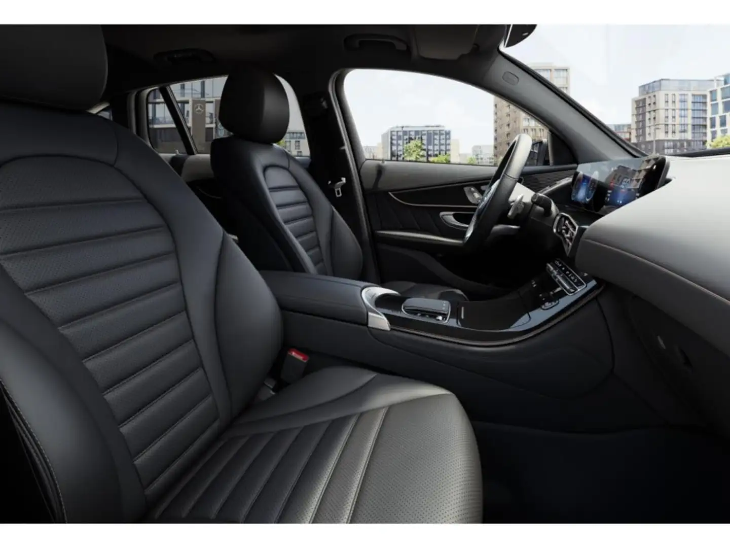 Mercedes-Benz EQC 400 4M AMG Line MBUX+360°+M-LED+ESHD+Distro Schwarz - 2