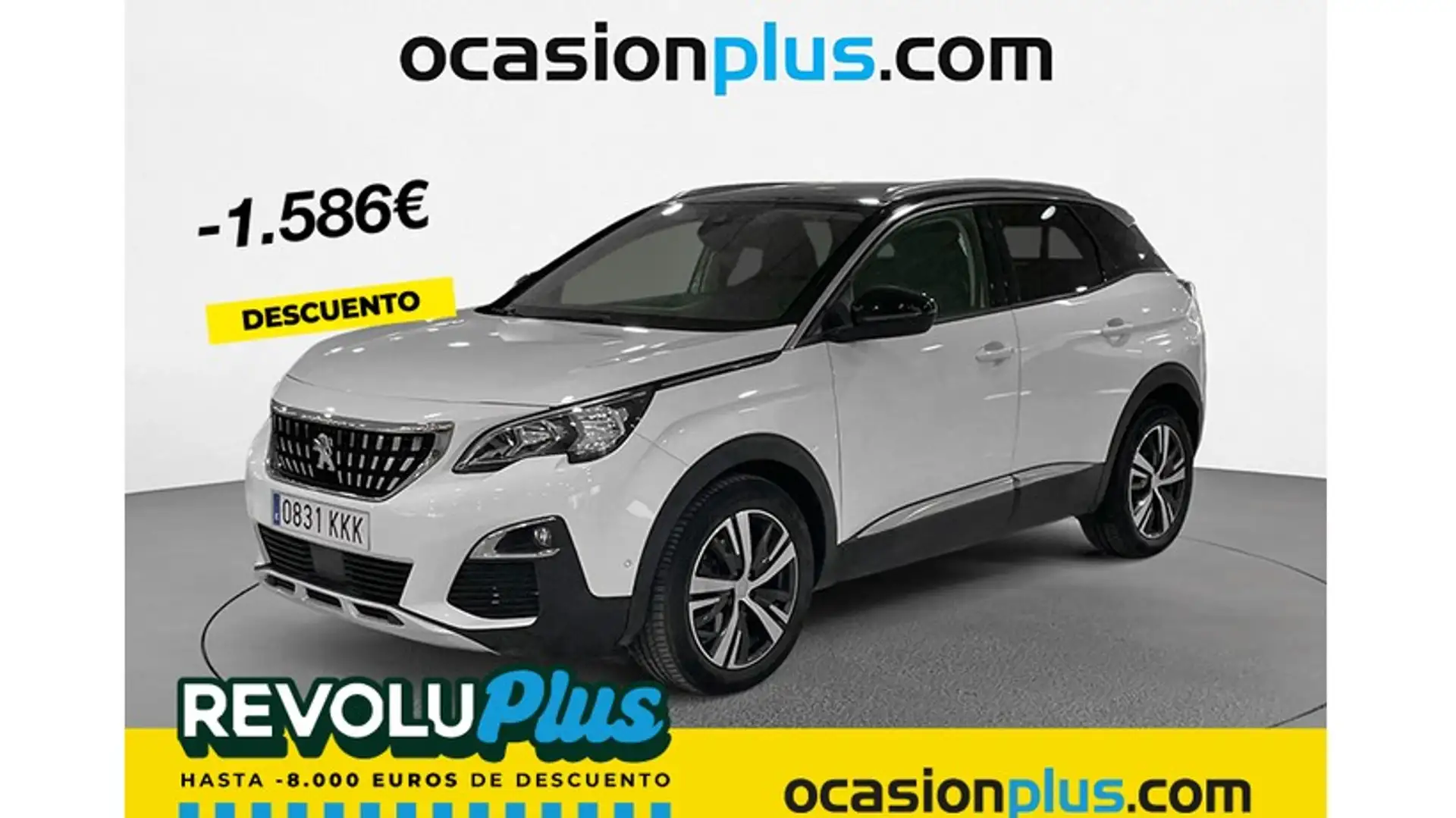 Peugeot 3008 1.6 BlueHDi Allure 120 Blanco - 1