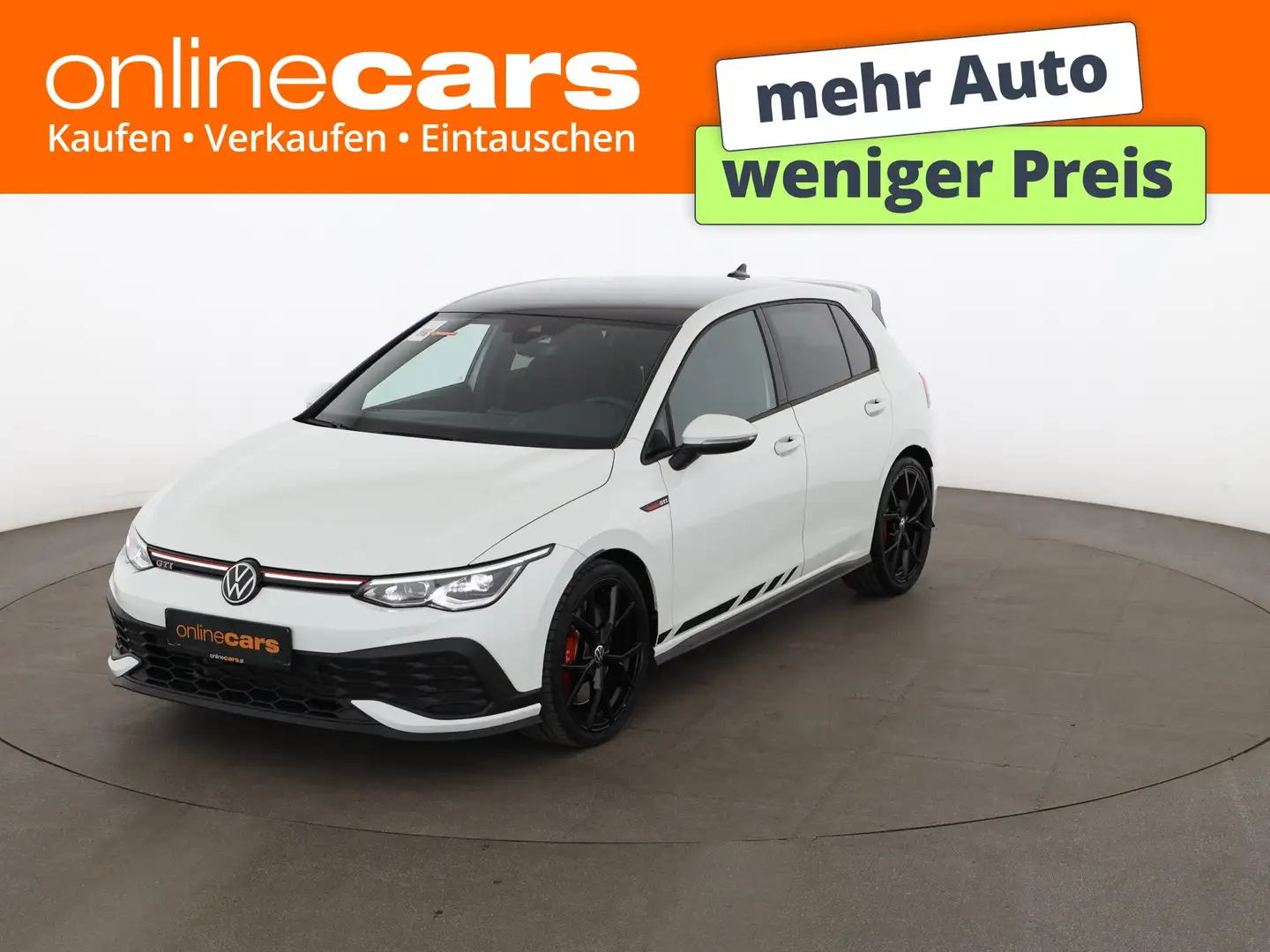 Volkswagen Golf VIII 2.0 TSI GTI Clubsport Aut LED SITZHZG Weiß - 1