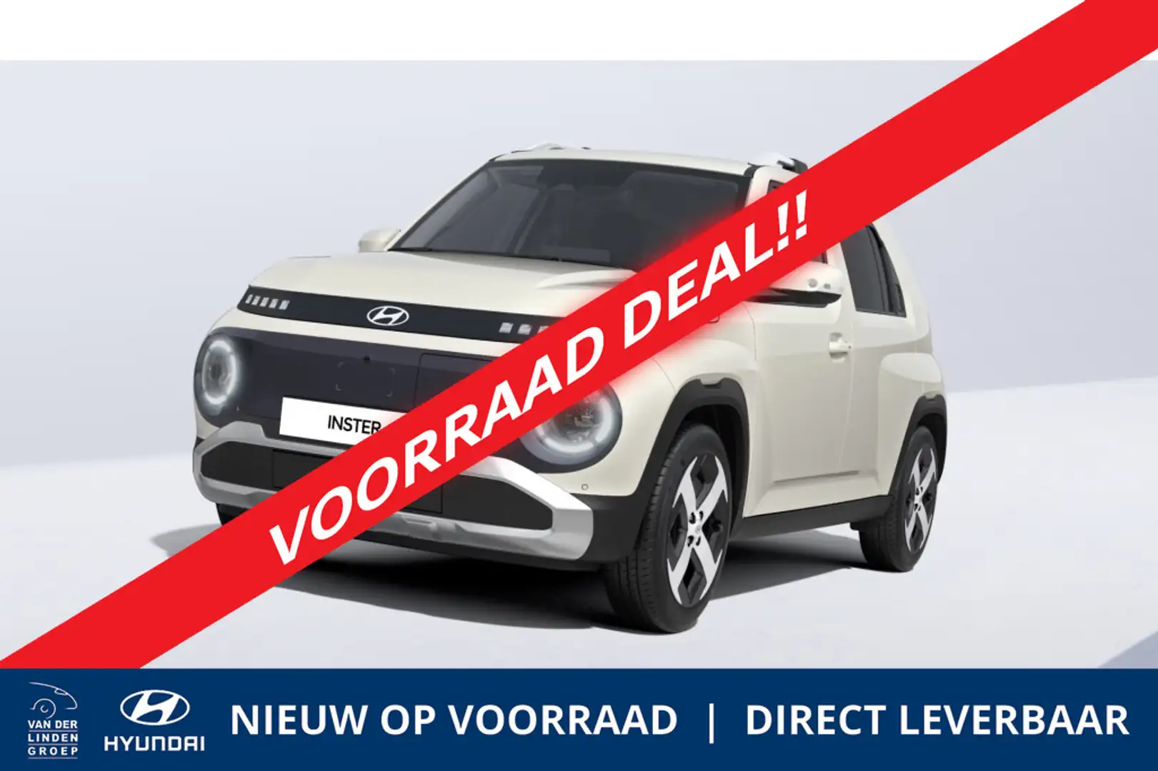 Hyundai Inster Evolve Sky Plus 49 kWh | DIRECT LEVERBAAR! | Wit - 1