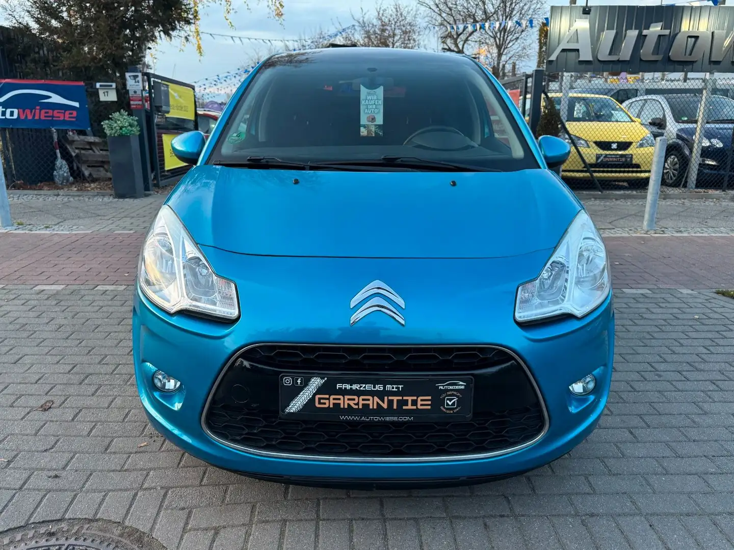 Citroen C3 1.6 Exclusive*Aut*Klima*PDC*Temp*TÜV NEU* Blau - 2