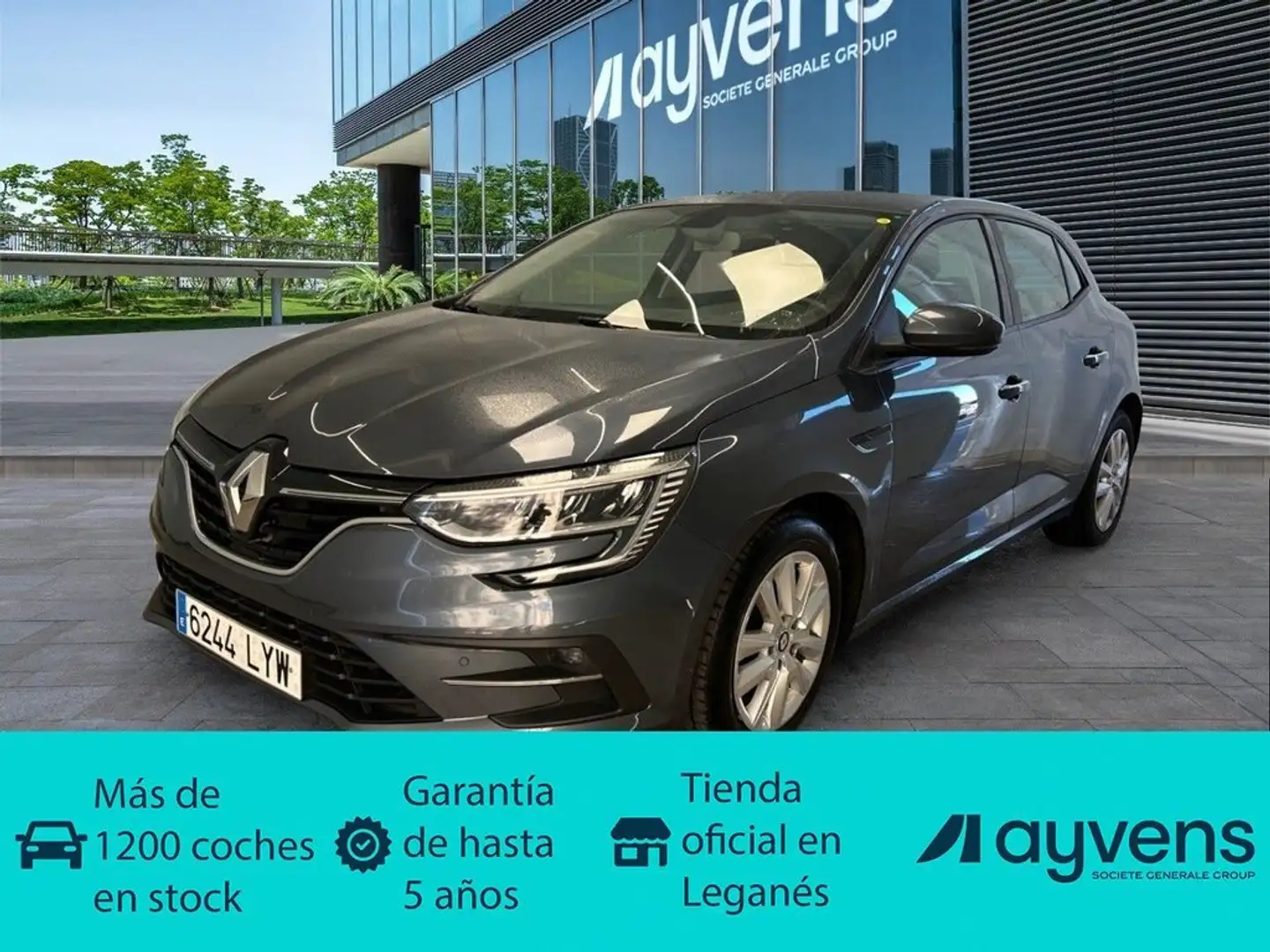 Renault Megane 1.3 TCe GPF Intens 103kW Gris - 1