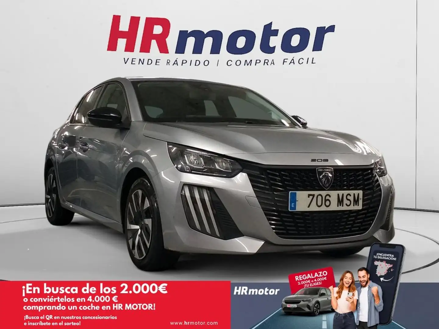 Peugeot 208 Active Grijs - 1