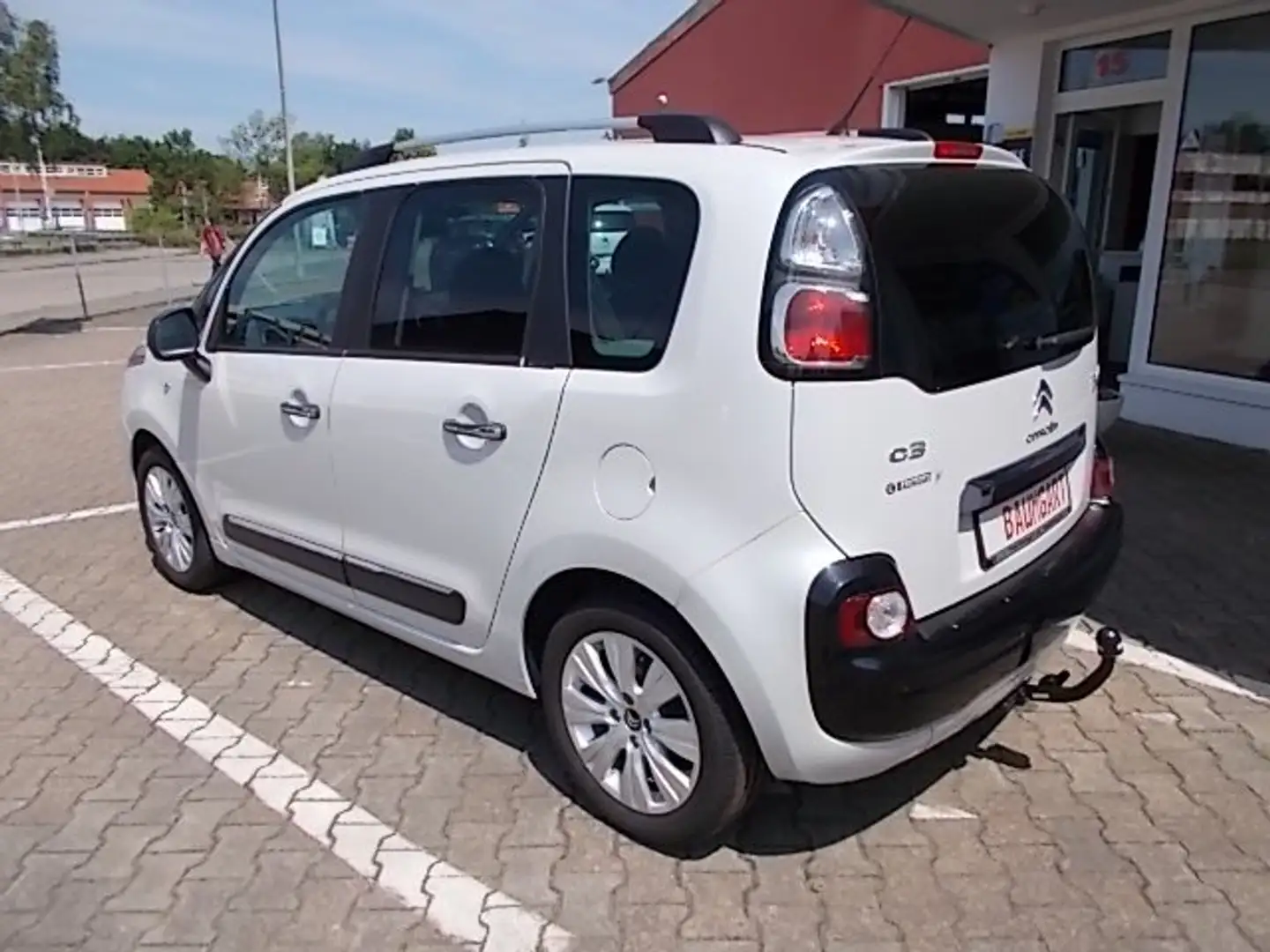 Citroen C3 Picasso PT 110 Exclusive, Klima, PDC, AHK, Garantie, Weiß - 2