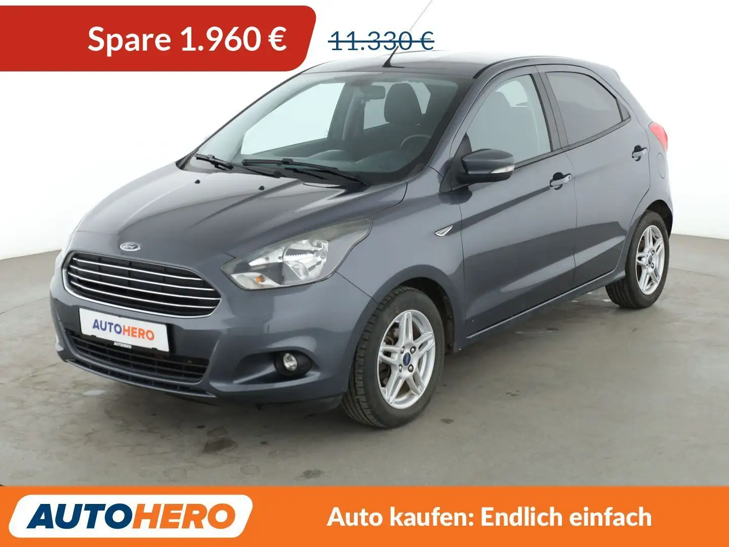 Ford Ka/Ka+ 1.2 Ti-VCT Cool&Sound*TEMPO*PDC*SHZ*KLIMA*GARANTIE Gris - 1