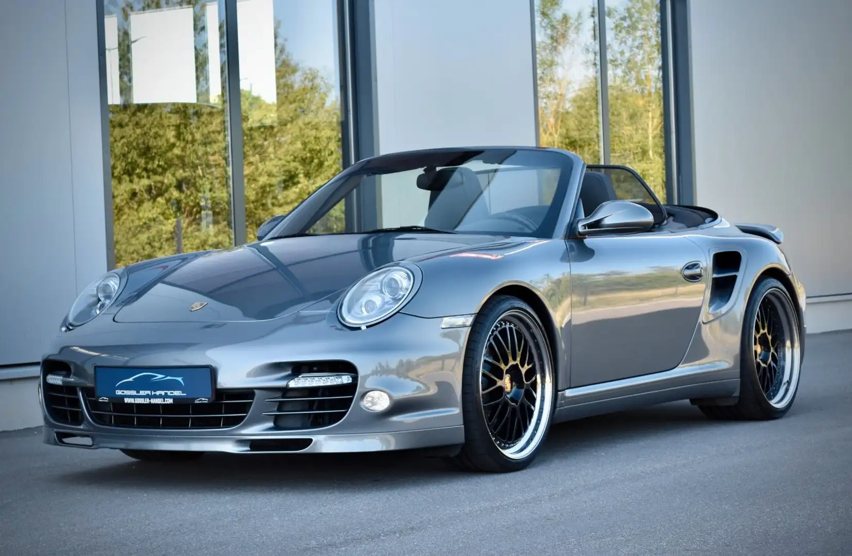 Porsche 997 911 997 MK2 PDK TURBO CABRIO BOSE 9FF Gris - 1
