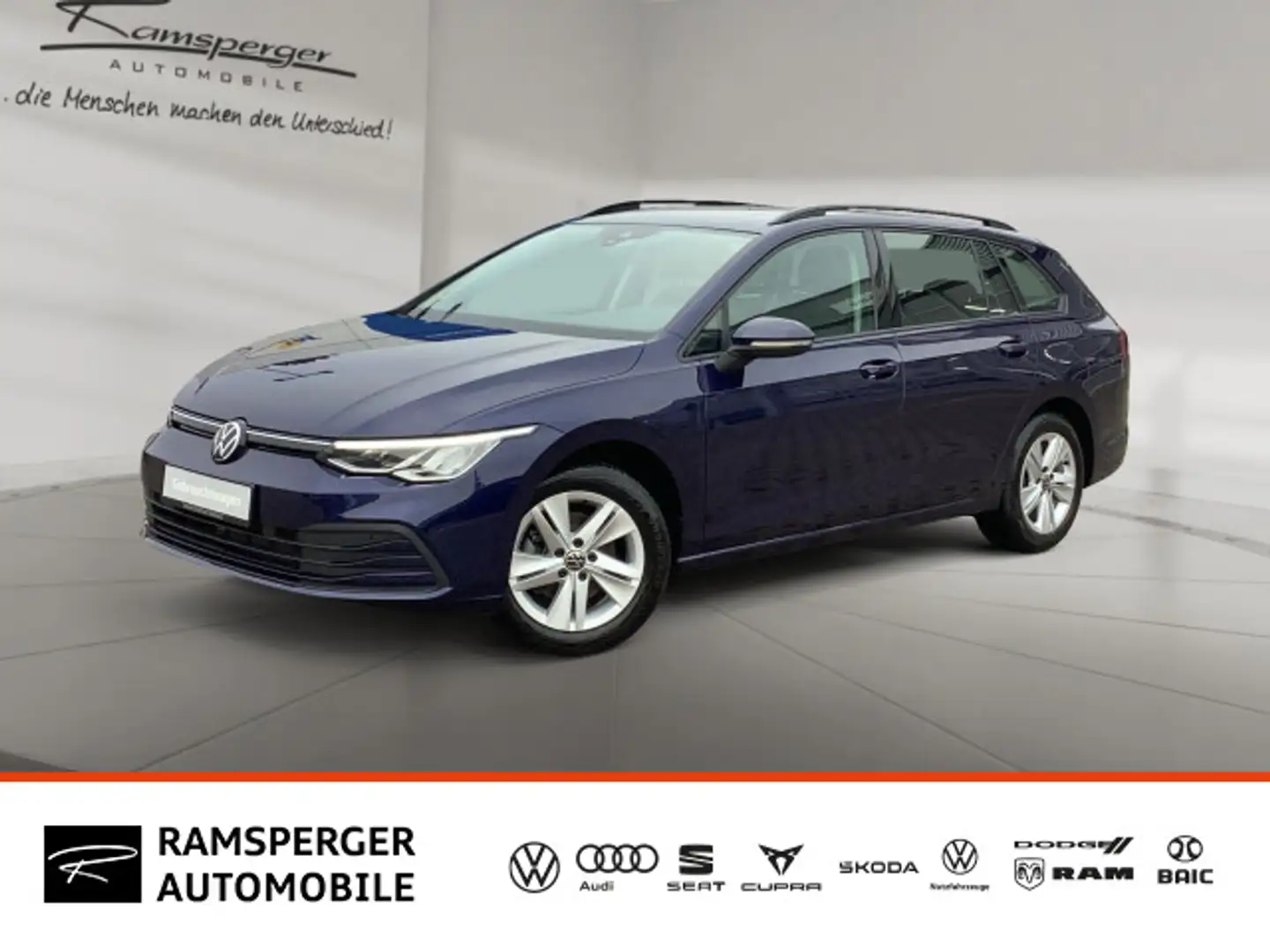 Volkswagen Golf Variant 1.5 TSI DSG Life AHK ACC LED Navi P Blau - 1