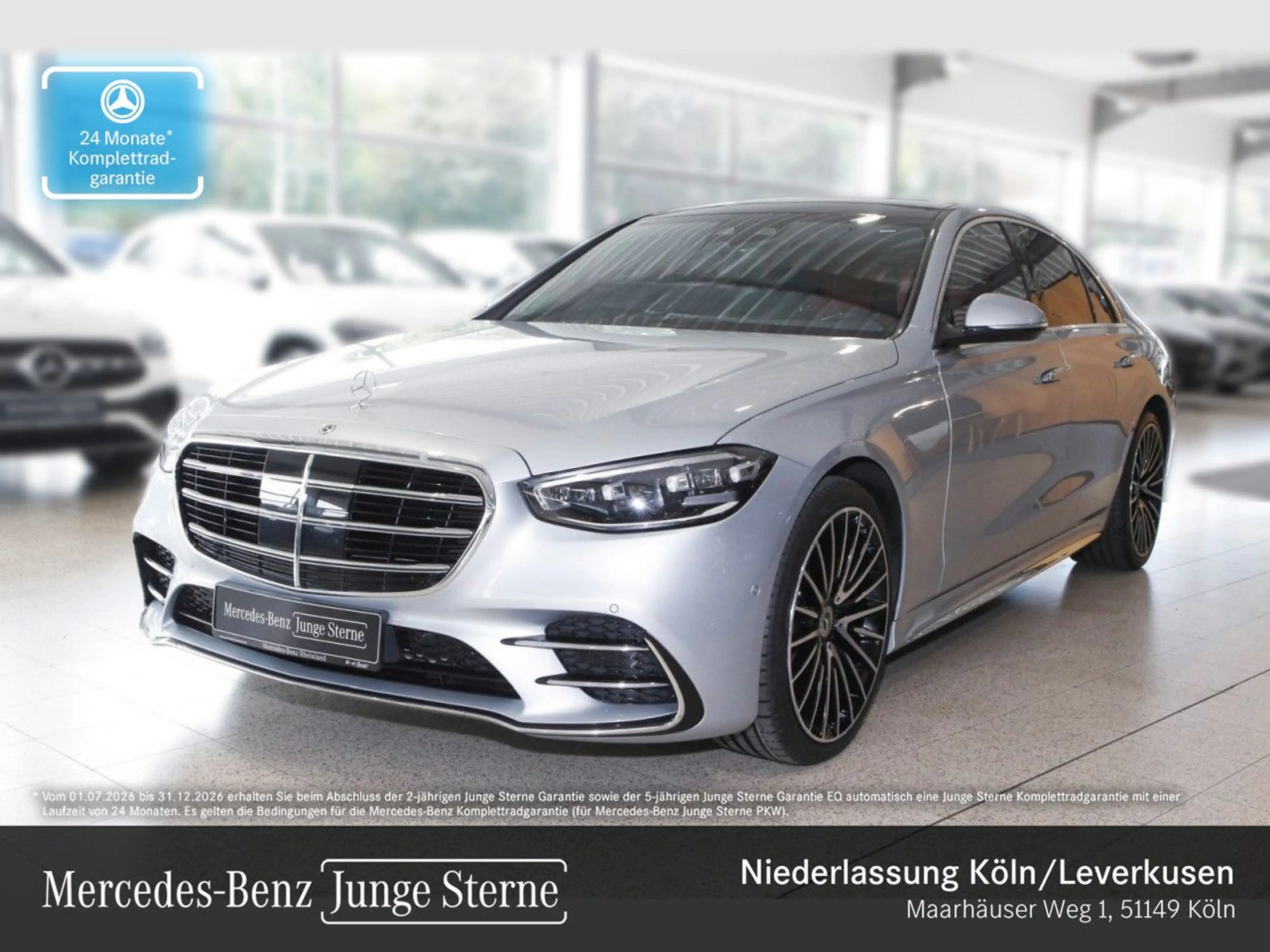 Mercedes-Benz S 400 d 4M AMG+PANO+MULTIBEAM+FAHRASS+21"+KEYLESS