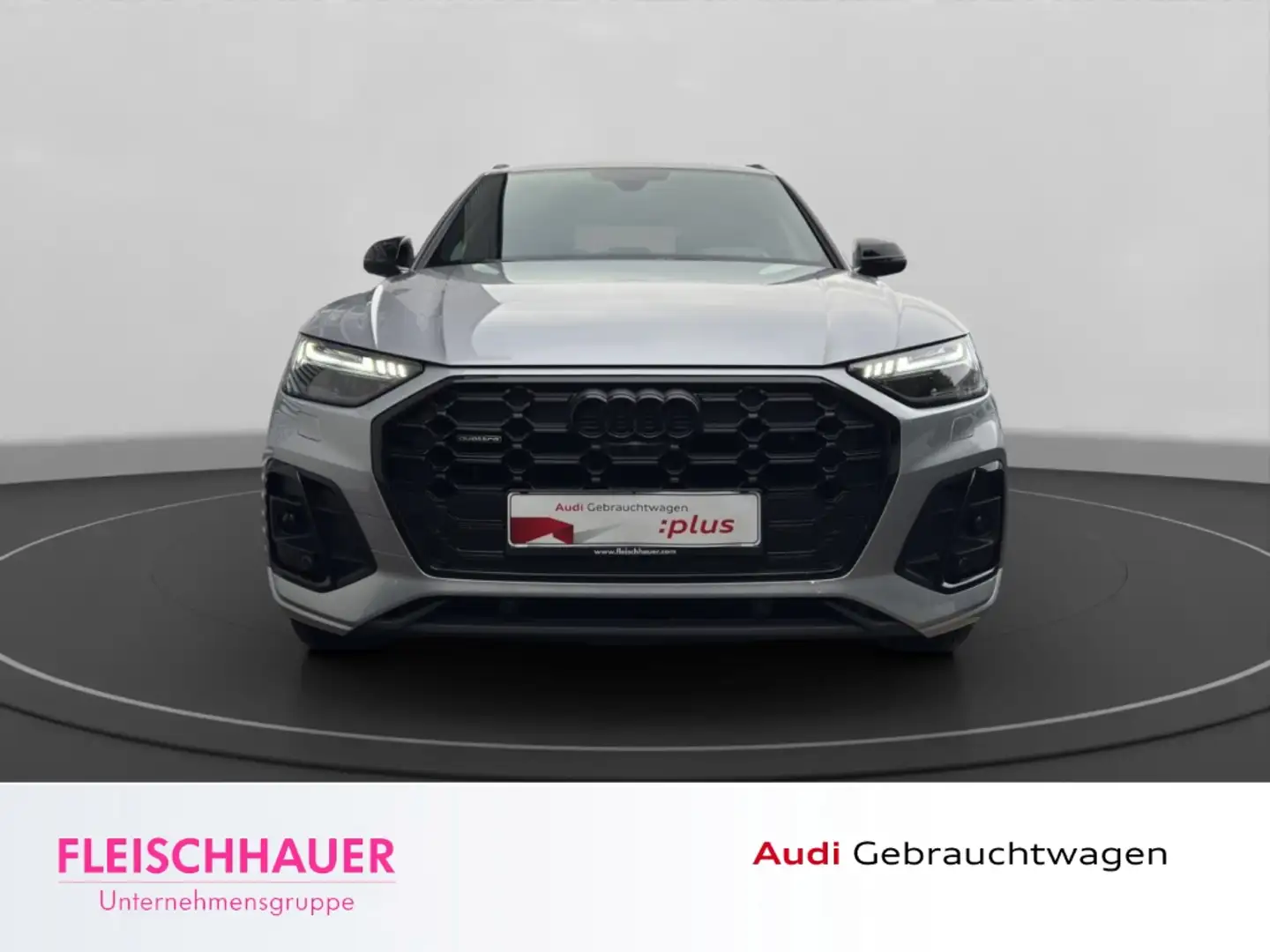 Audi Q5 S line 40 TDI quattro MATRIX AHK HUD RFK Silber - 2