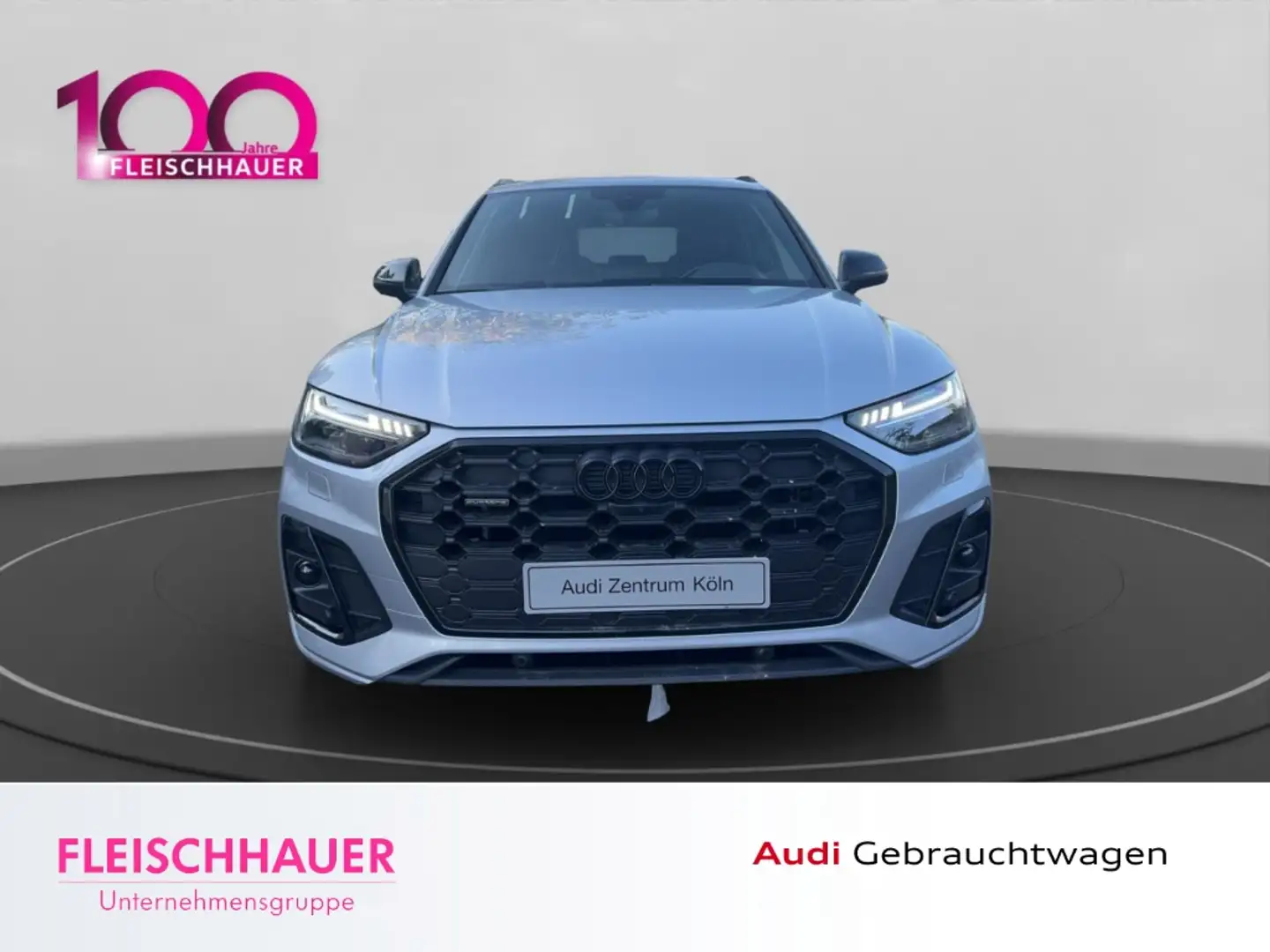 Audi Q5 S line 40 TDI quattro MATRIX+AHK+HUD+RFK Silber - 2