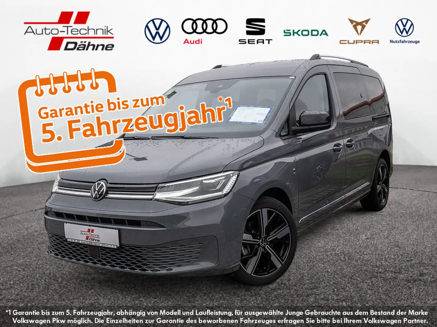 Volkswagen Caddy Maxi 2.0 TDI Style STANDHZ LED 7-SITZER Grau - 1
