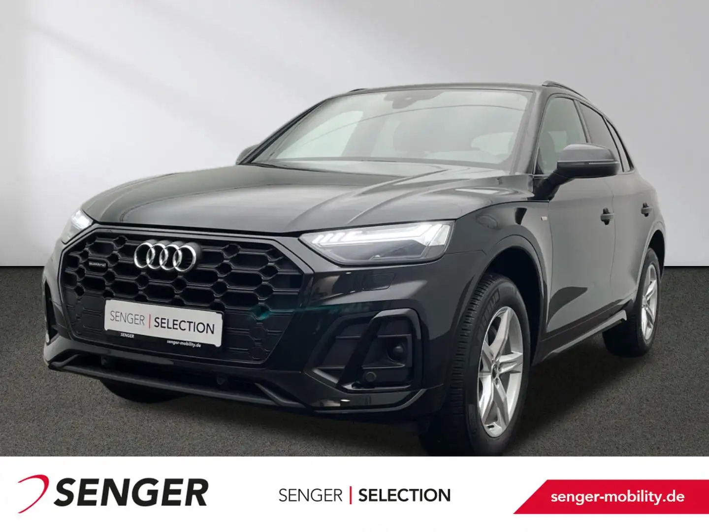 Audi Q5 S line 40 TDI quattro S tronic MMI Matri AHK Schwarz - 1