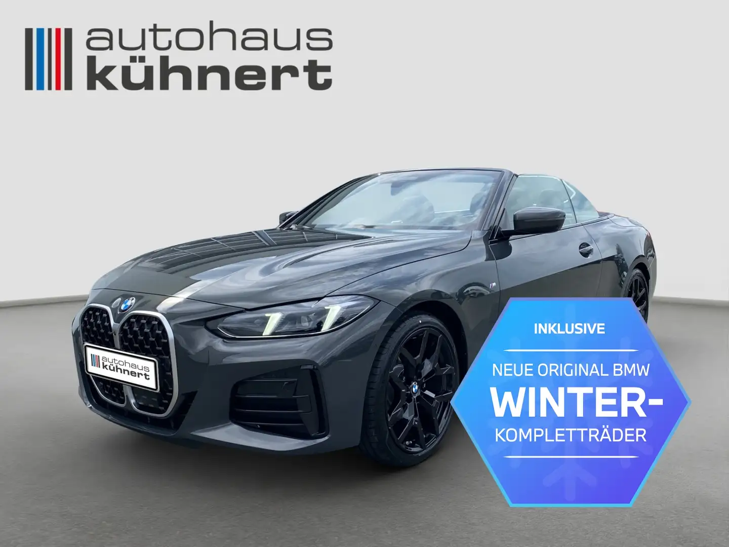 BMW 420 i Cabrio ///M-Sport ACC LED UPE 78.090 EUR Gris - 1