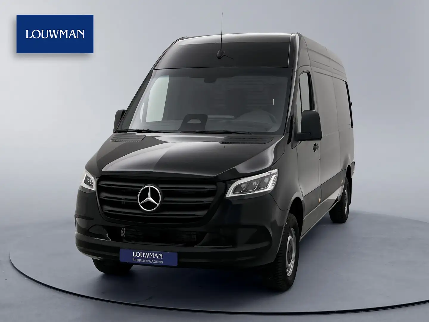Mercedes-Benz Sprinter 317 1.9 CDI L2H2 BPM-Vrij Direct Leverbaar Navigat Zwart - 2