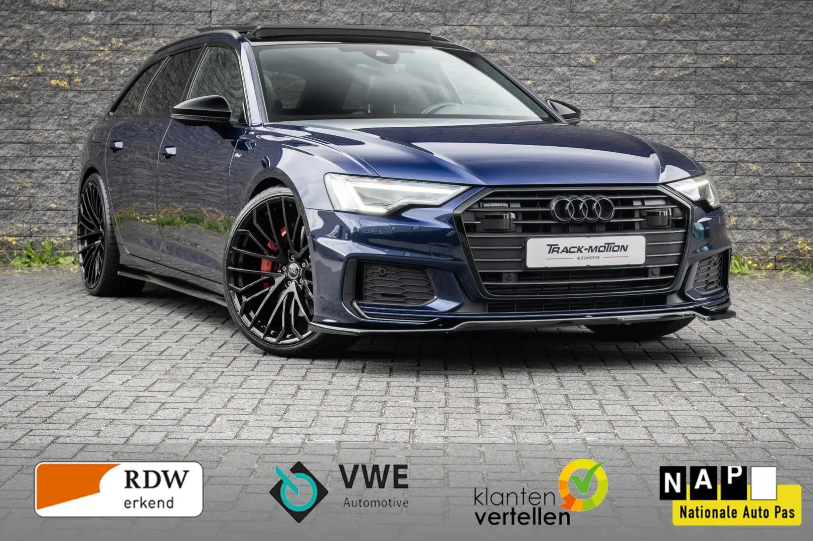 Audi A6 Avant 55 TFSI e quattro Competition Panoramadak Blauw - 1