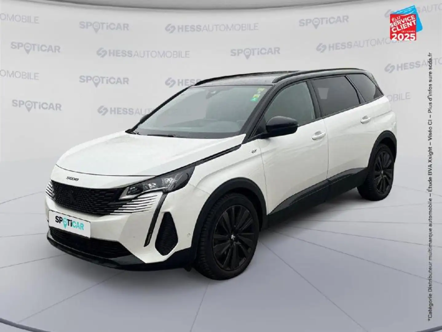Peugeot 5008 1.2 PureTech 130ch S\u0026S GT Blanc - 1