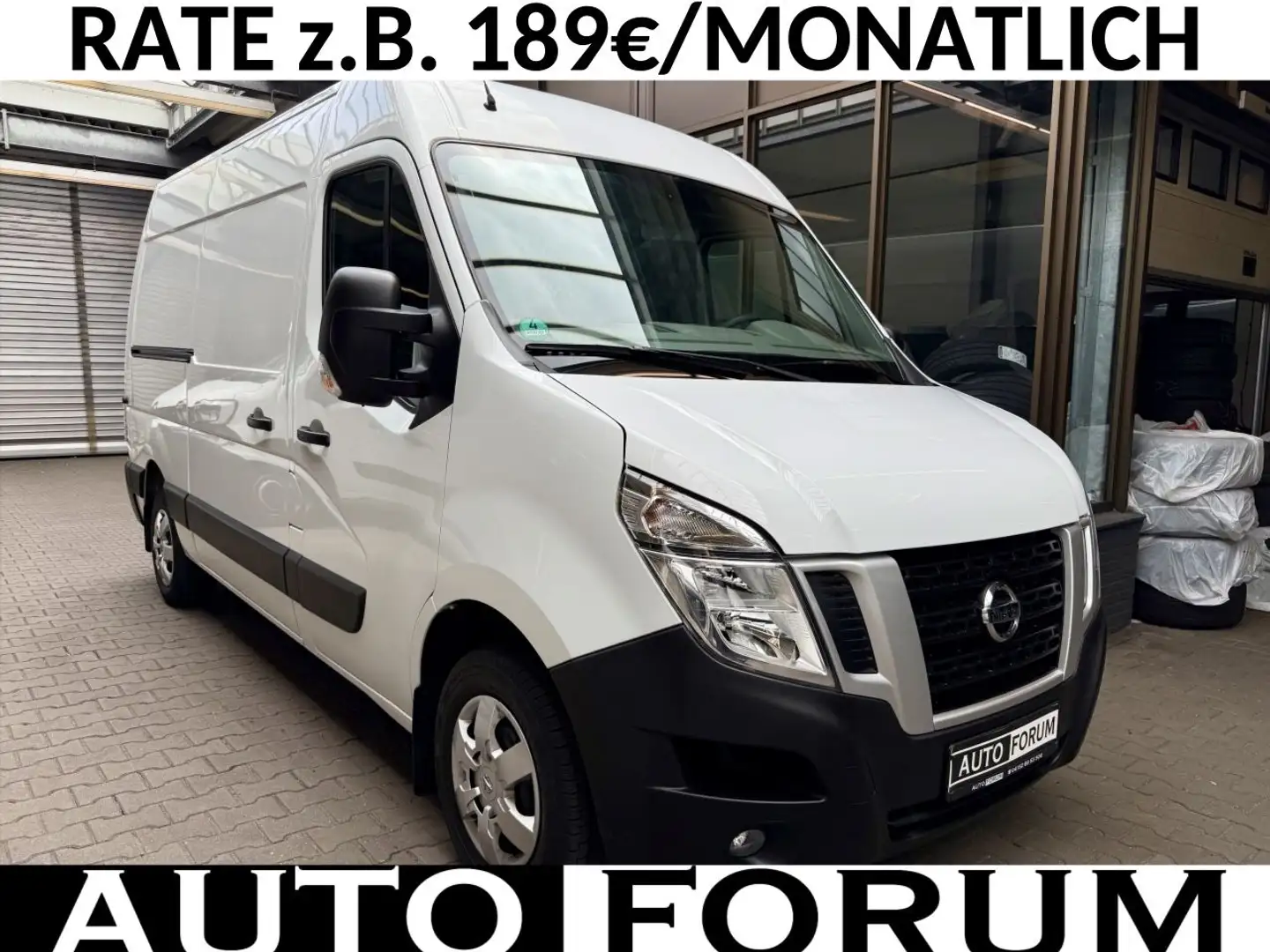 Nissan NV400 2.3 D L2H2 3,5t NAVI KLIMA AHK PDC 3-SITZE Weiß - 1