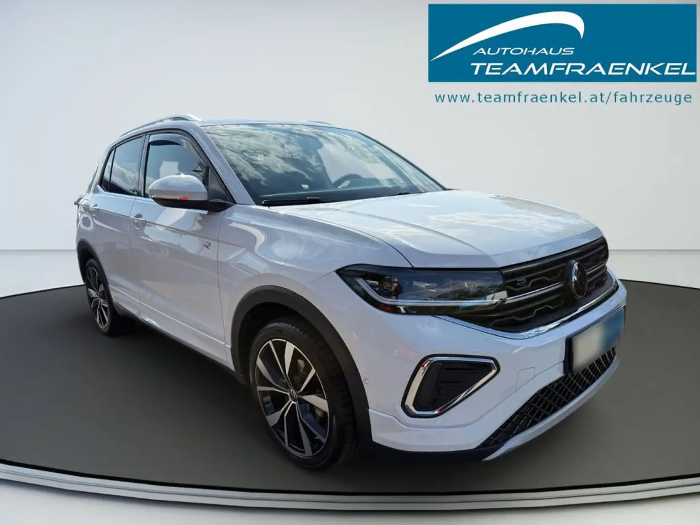 Volkswagen T-Cross 1,0 TSI R-Line DSG Blanc - 2