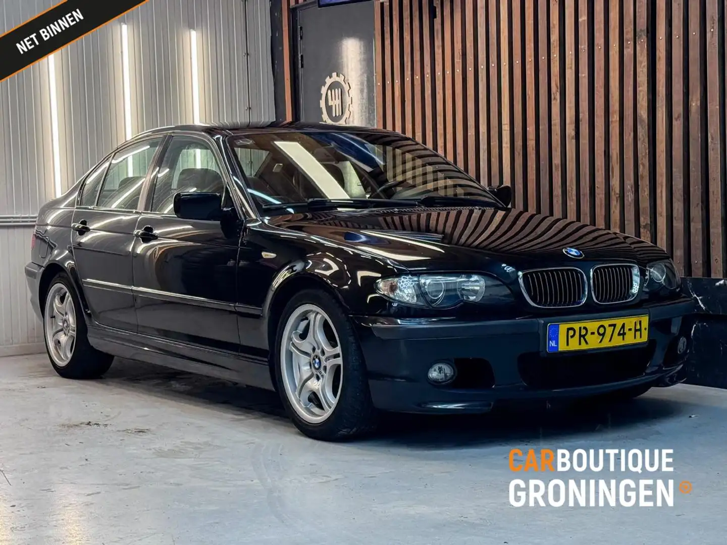 BMW 318 3-serie 318i M-PAKKET | XENON | SPORTSTOELEN | LMV Schwarz - 1