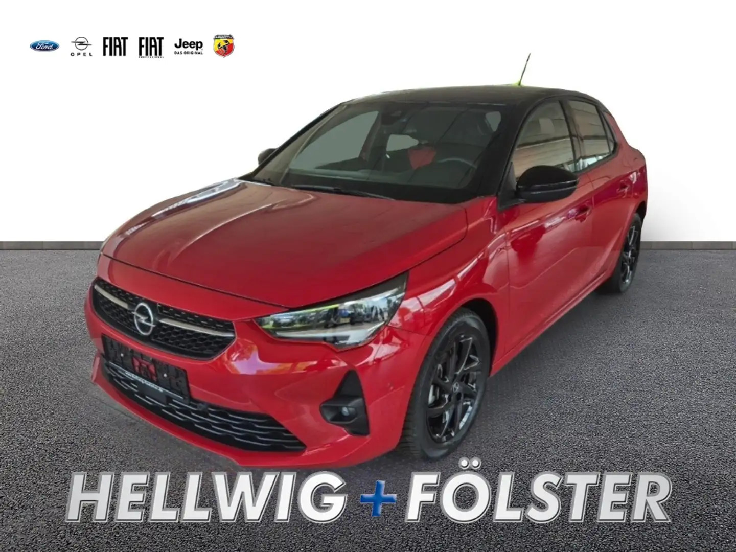 Opel Corsa F GS Line 1.2 T PDC v+h Digital Cockpit Rood - 1