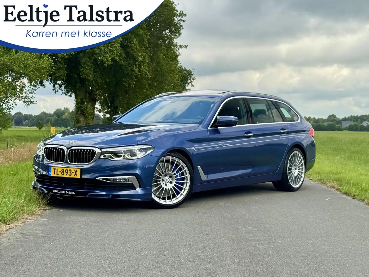 Alpina B5 Biturbo Touring Allrad 608 pk|Eerste lak|Pano|Trek Синій - 1