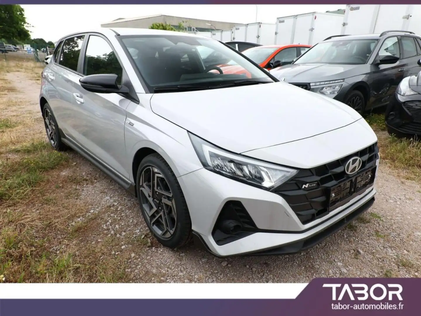 Hyundai i20 1.2 MPI 79 N-Line GPS LED clima cam Gris - 2