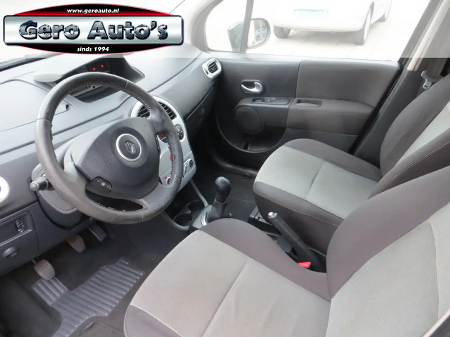 Renault Modus 1.2 TCE Dynamique hoge instap ,airco ecc ,inruilko Zwart - 2