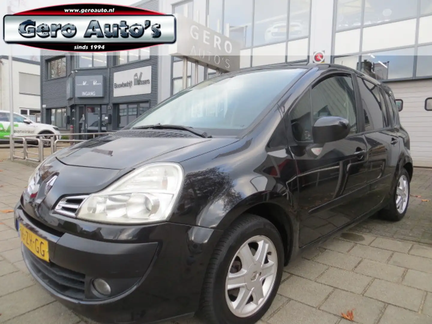 Renault Modus 1.2 TCE Dynamique hoge instap ,airco ecc ,inruilko Zwart - 1