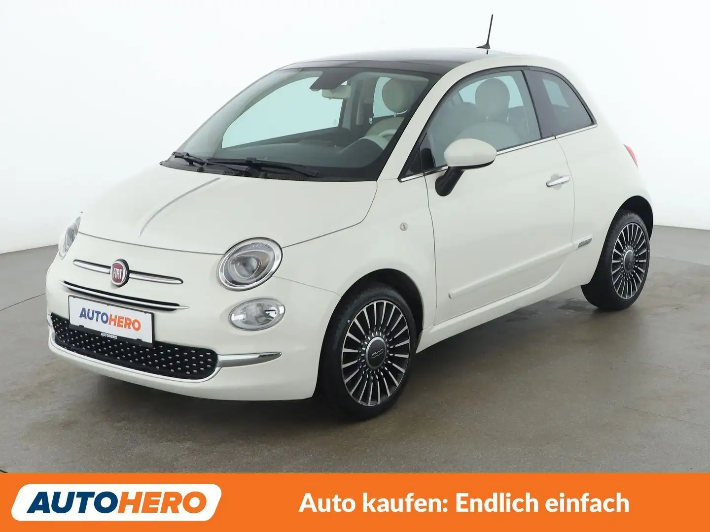 Fiat 500 1.2 Lounge Weiß - 1