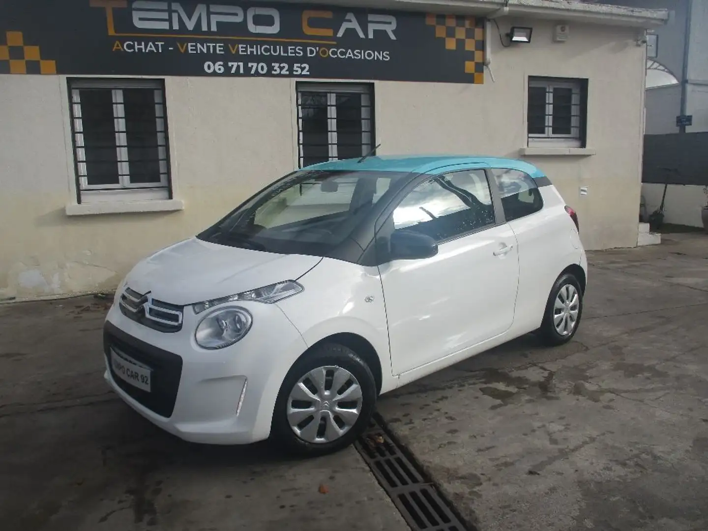 Citroen C1 VTi 68 ETG Shine Blanc - 1