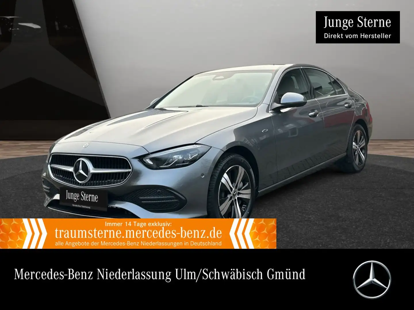 Mercedes-Benz C 300 e AVANTG+LED+KAMERA+TOTW+KEYLESS+9G Grau - 1