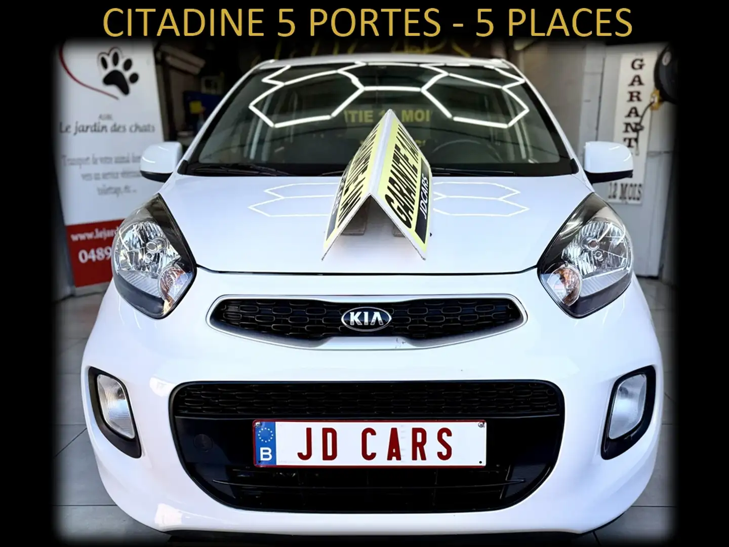 Kia Picanto PICANTO 1.0 ESSENCE 54MKM ‼️GARANTIE 1 AN CTOK‼️ Weiß - 2