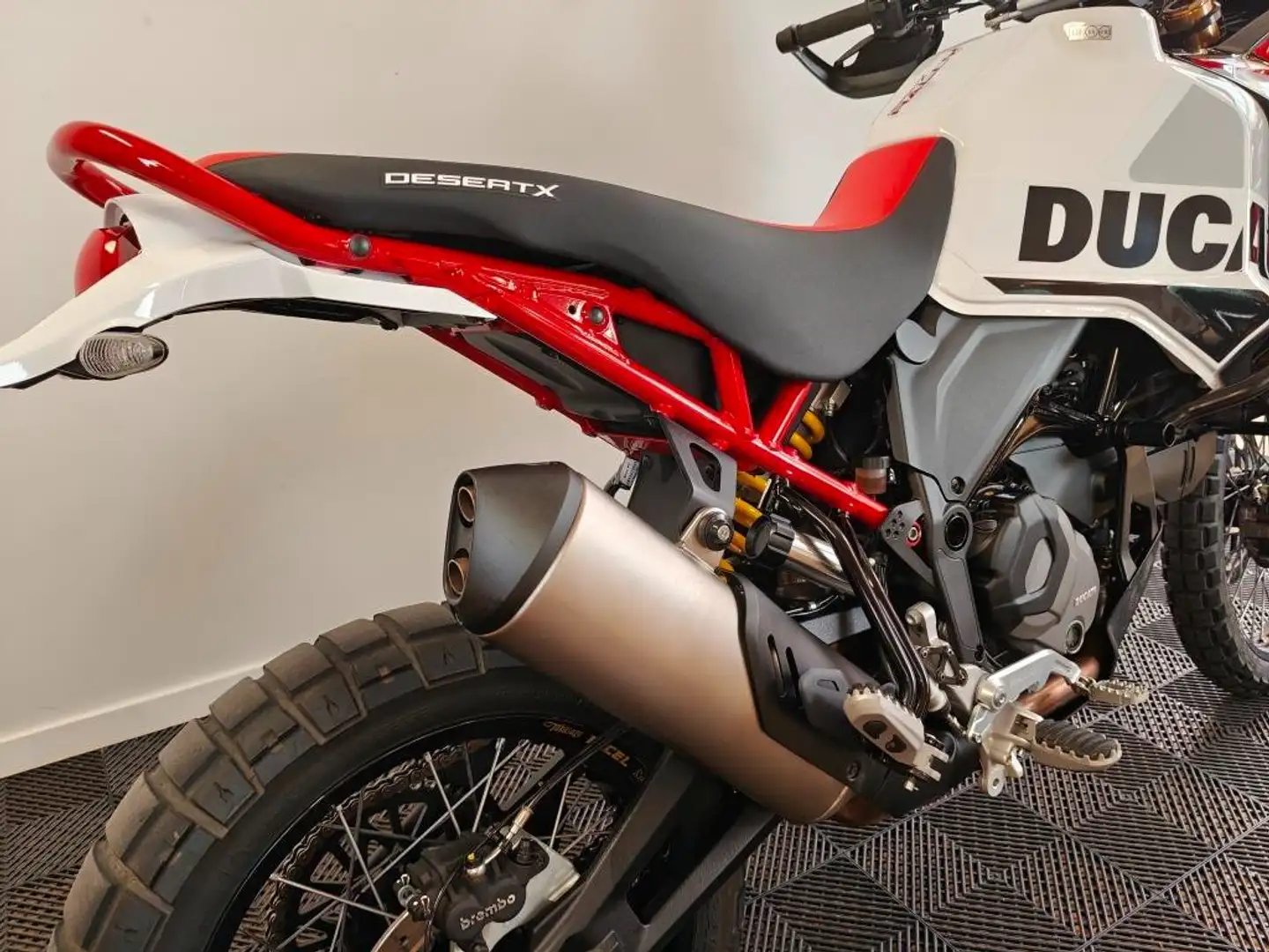 Ducati DesertX Rallye + Tva Récupérable Weiß - 2
