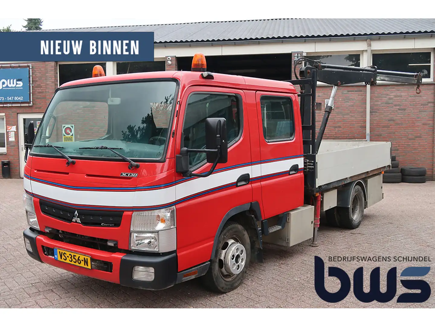 Mitsubishi Canter 3C13 3.0 DI 340 Dub.Cab. / Kraan / Airco - 1