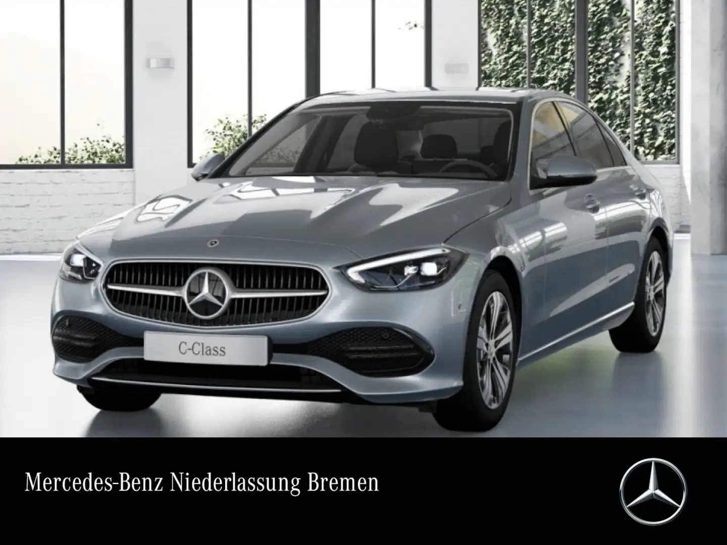 Mercedes-Benz C 220 d AVANTG+LED+KAMERA+TOTW+KEYLESS+9G Argent - 1