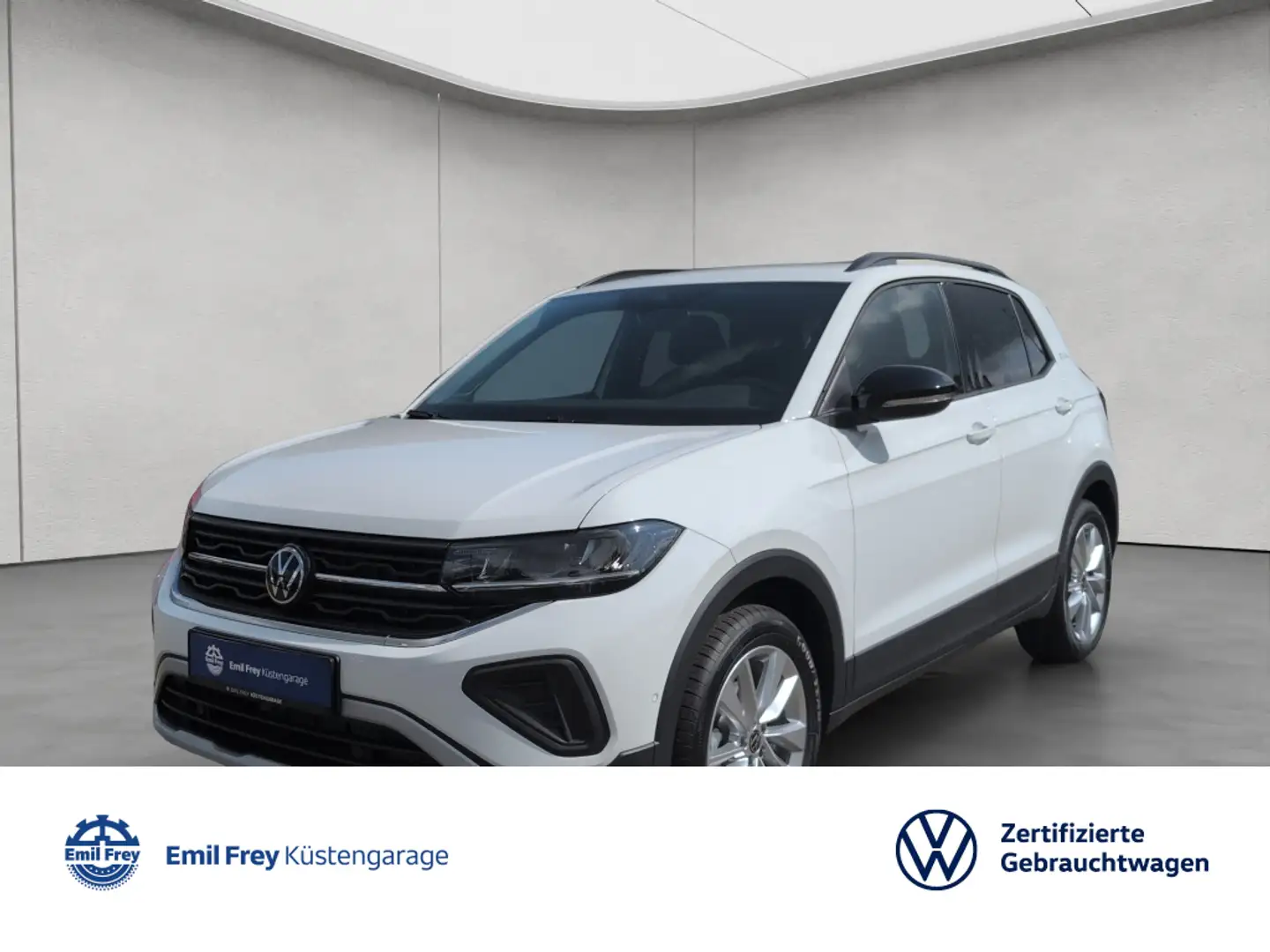 Volkswagen T-Cross 1.0 TSI GOAL, NAVI RFK PLA ACC SHZ Weiß - 1