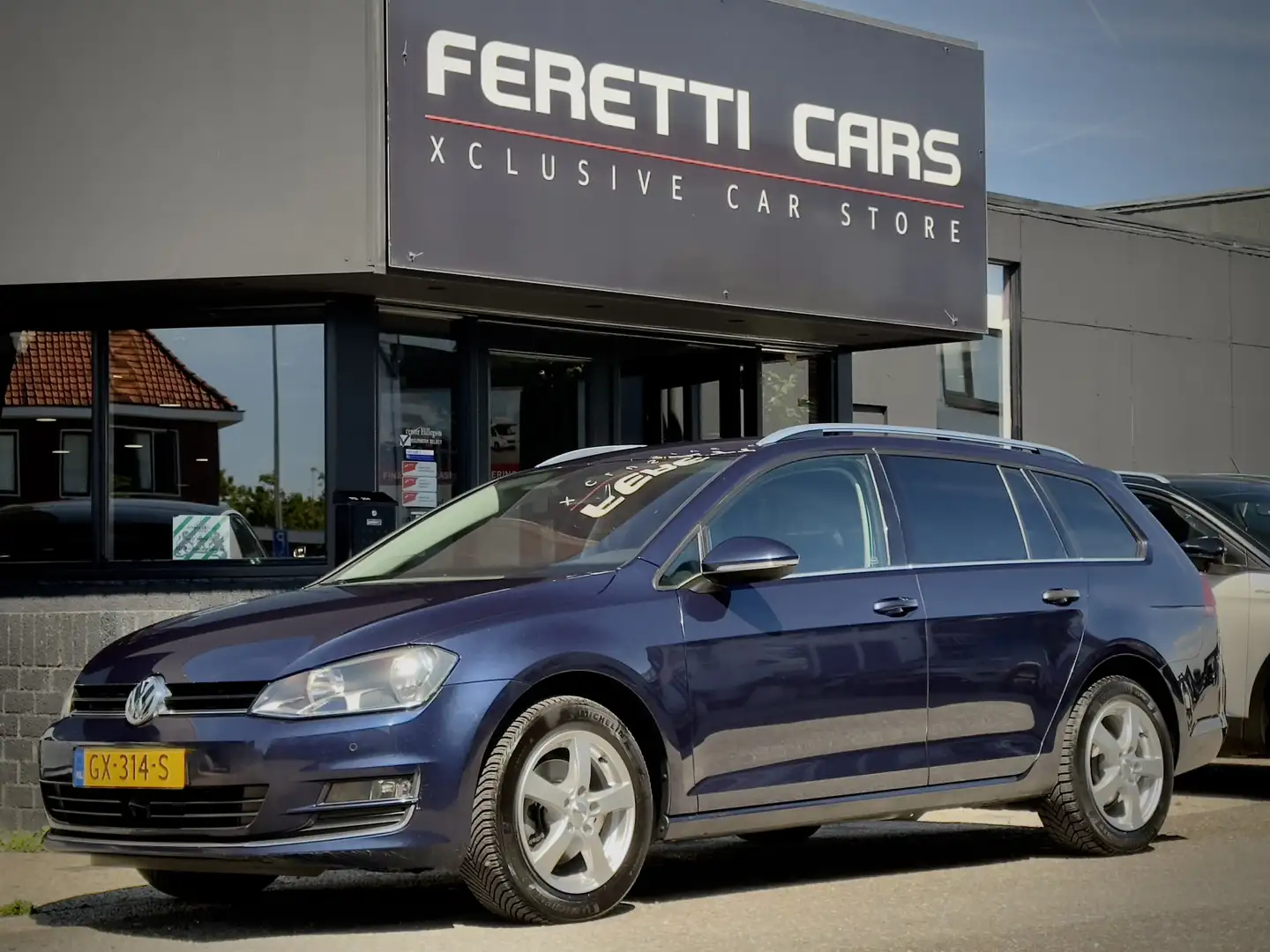 Volkswagen Golf Variant 1.2 TSI AUT7 CONNECTED LEDER NAVI CAMERA APPLE-CAR Bleu - 1