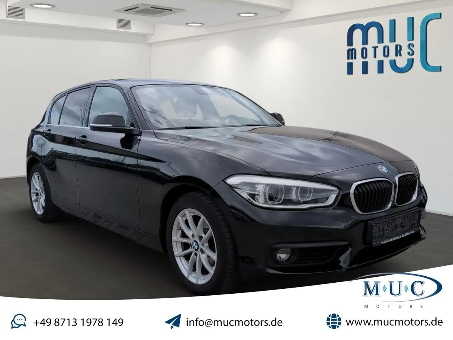 BMW 118 1.5 i Advantage ~LED~Navi Schwarz - 1