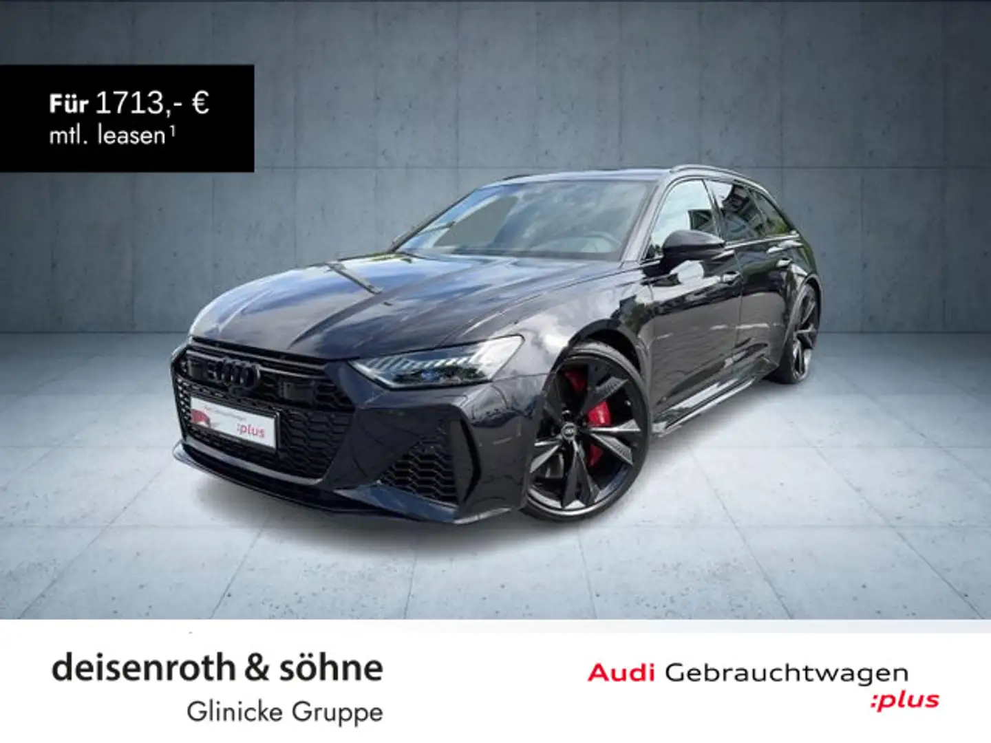 Audi RS6 performance AHK/StHz/Laser/Pano/B&O/2 Schwarz - 1