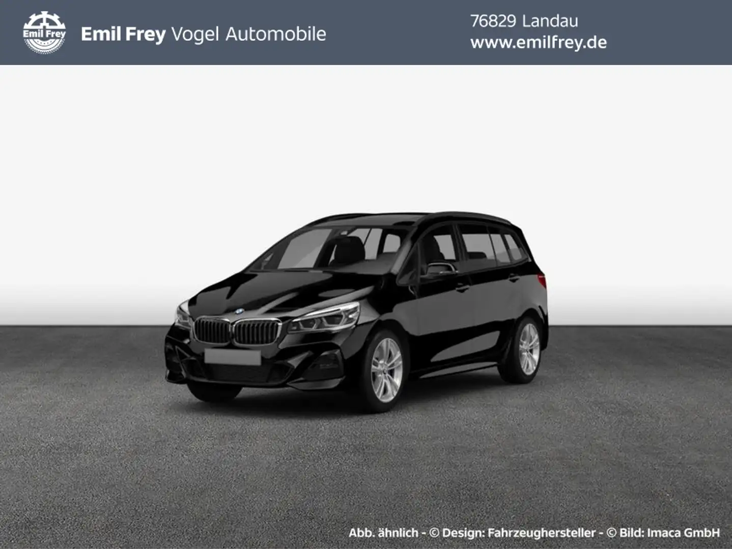 BMW 218 218d Gran Tourer Aut. Advantage LHZ* LED* HiFi* Schwarz - 1