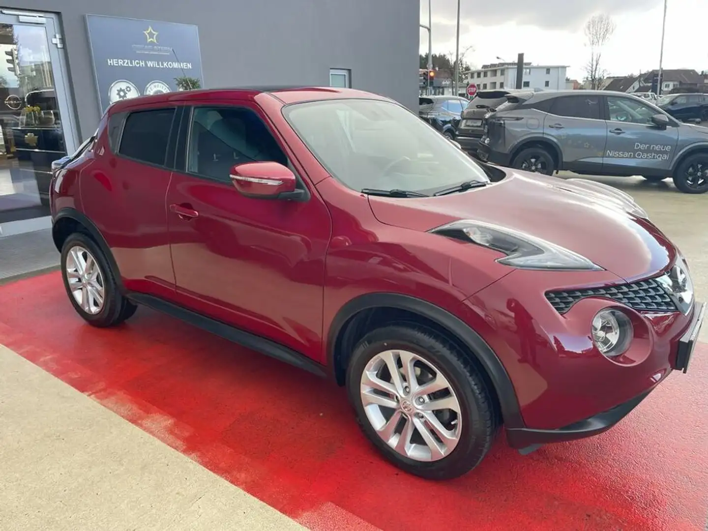 Nissan Juke Acenta 1,5 Diesel! Panorama! Rückfahrkamera! Rot - 2