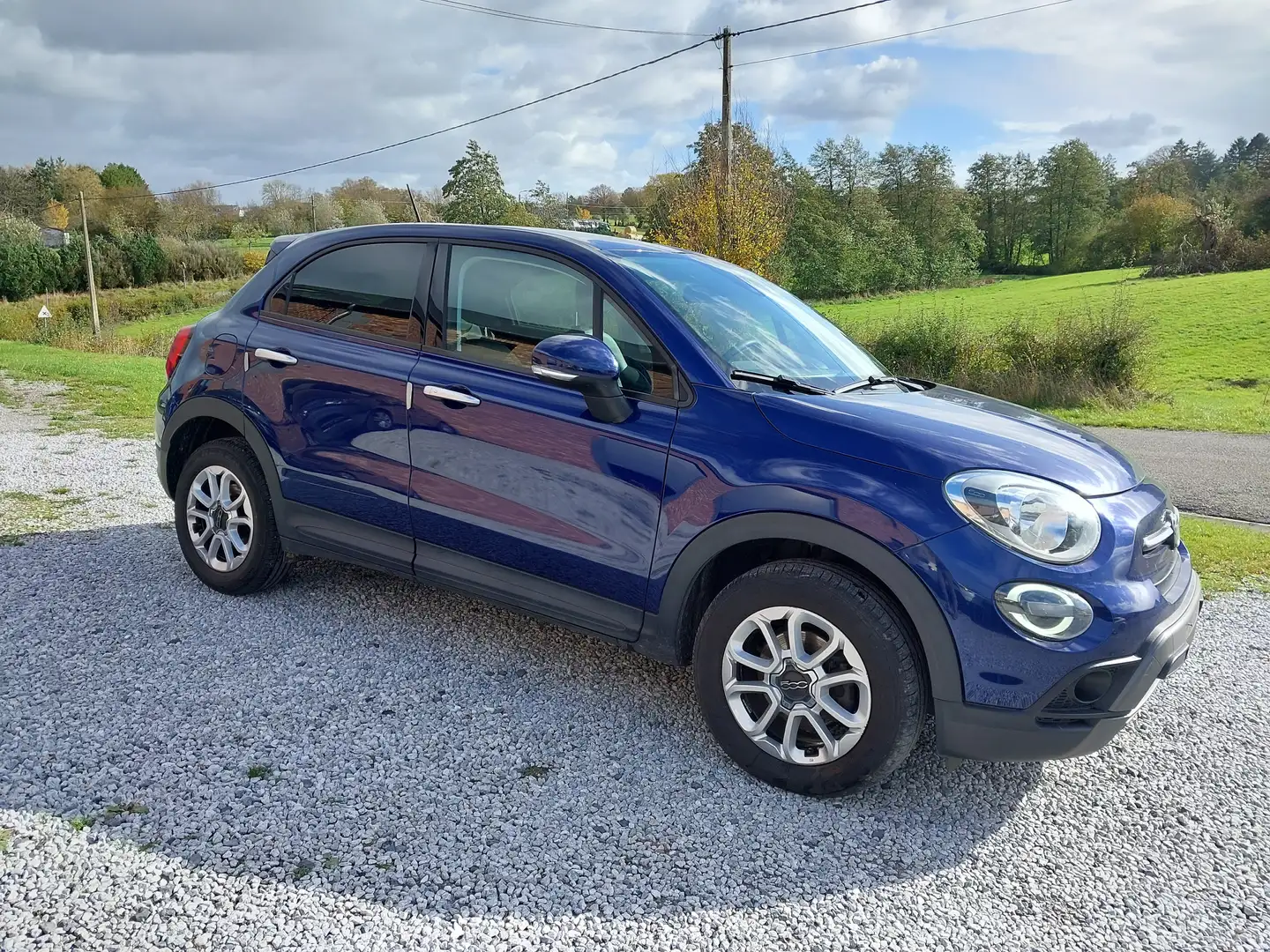 Fiat 500X 500X 1.6 Multijet Lounge//Garantie 1 an Blauw - 1