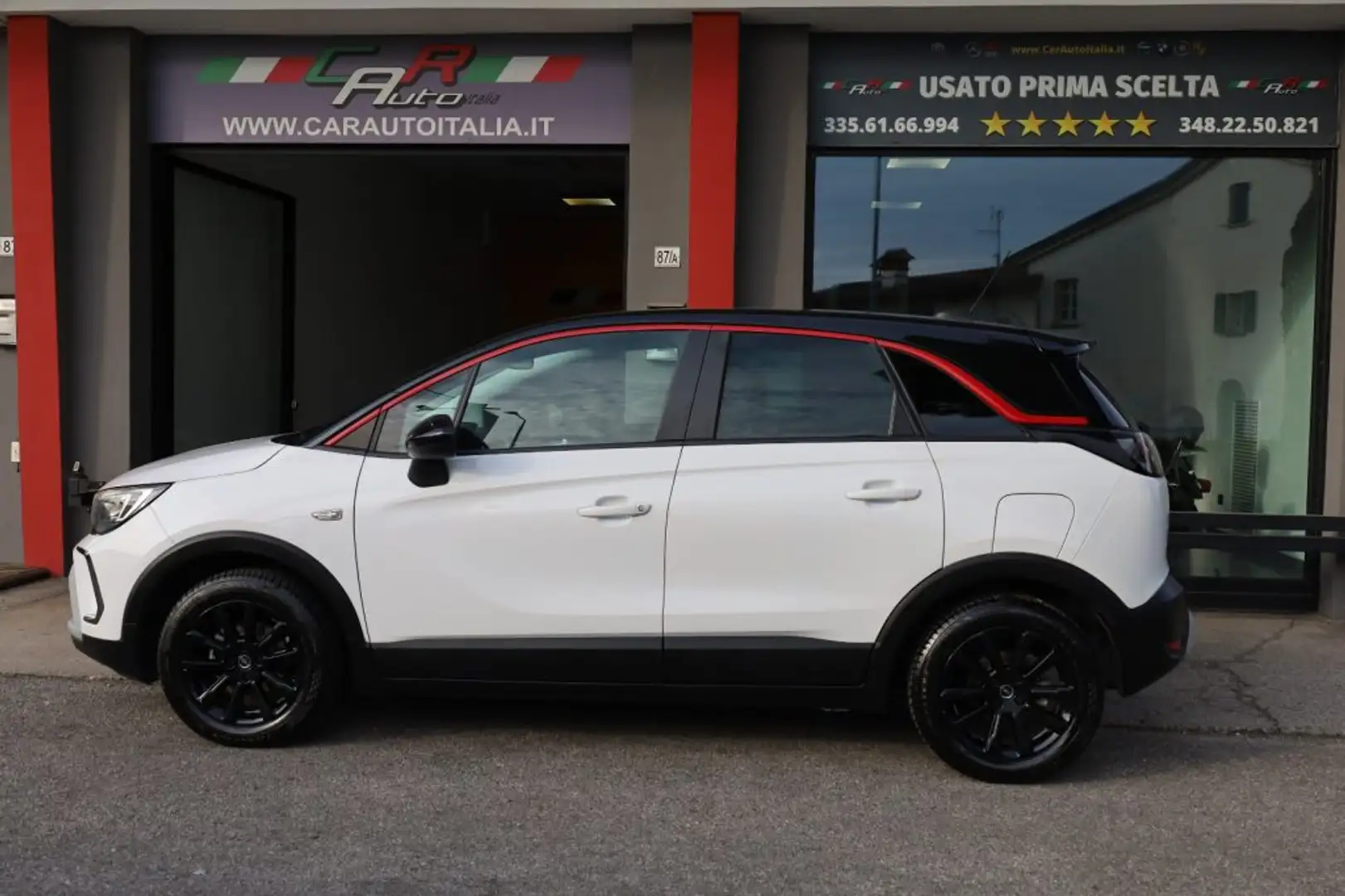 Opel Crossland 1.2 12V S&S GS Line UniPropiet Ideale NEOPATENTATI Bianco - 2