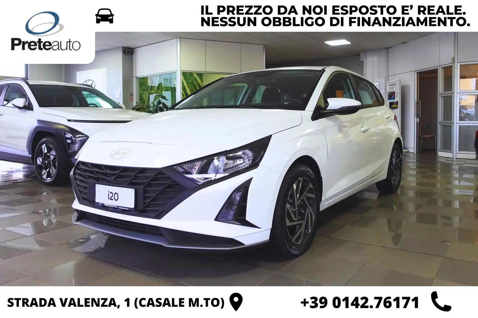 Hyundai i20 1.2 MPI MT ConnectLine Bianco - 1